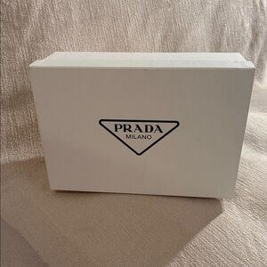 ♥️NEW Prada Box White with Logo